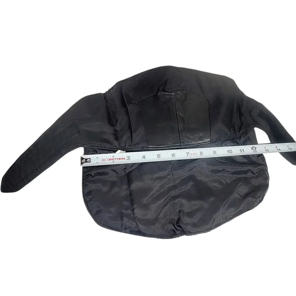 Rebel Ryder The Collection - Black Leather Motorcycle Mouth Neck Mask VGC - M4